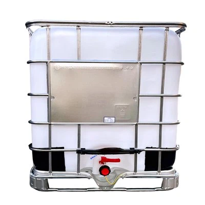白い抗静止1000L IBCタンクの真新しい